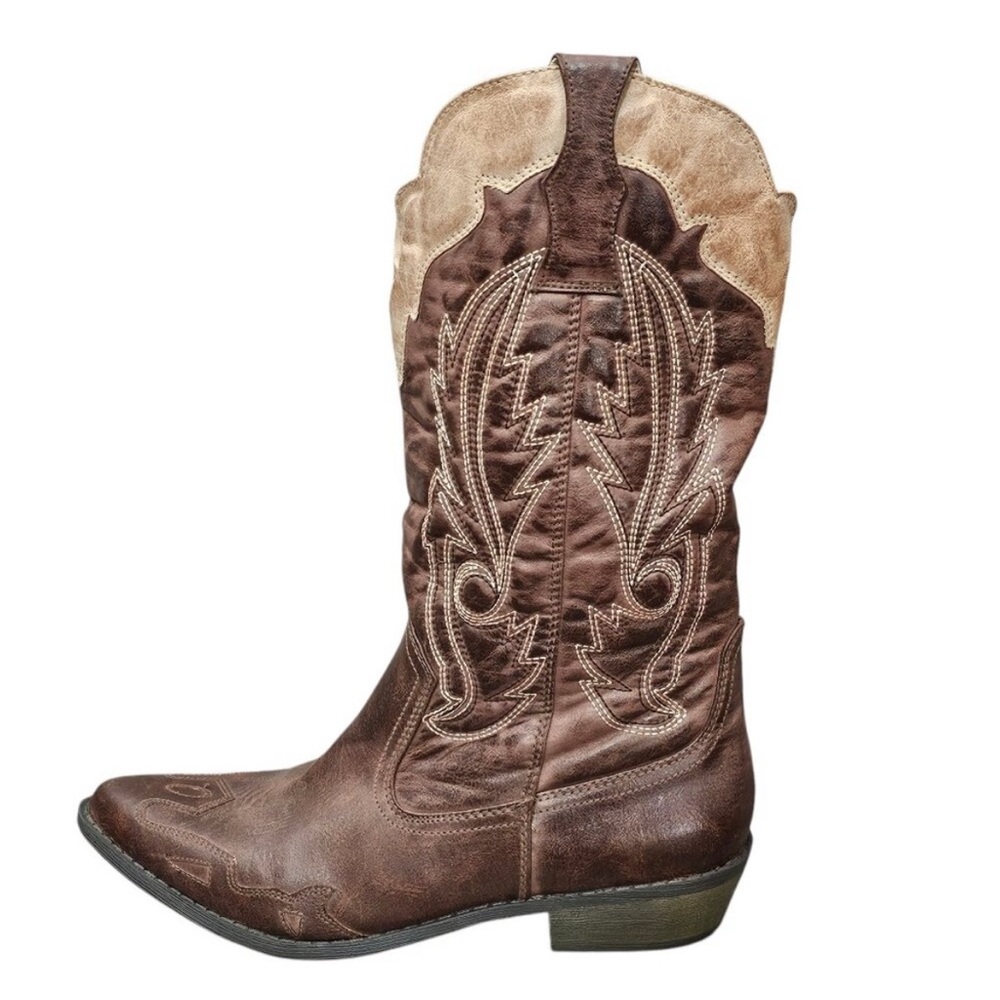 Coconuts by Matisse Cimmaron Cowboy Brown Western Boot